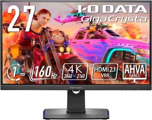 アイ・オー・データ(IODATA) 160Hz&4K対応27型ゲーミングモニター GigaCrysta EX-GCU271HXAB