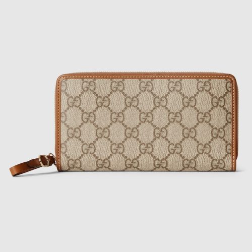 グッチ(GUCCI) GGエンブレム ジップアラウンドウォレット