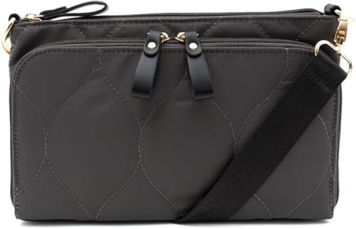 ヴィータフェリーチェ(VitaFelice) キルティングナイロンショルダーバッグ