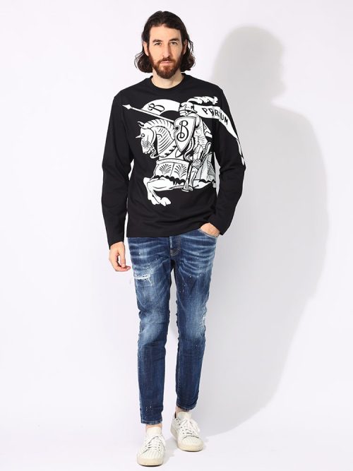 バーバリー(BURBERRY) ビッグEKDプリント クルーネック