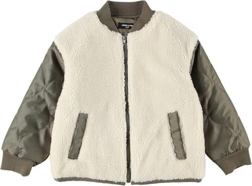 コムサイズム(COMME CA ISM) ボア×キルトタフタ 中綿ブルゾン