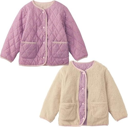 ベルメゾン(BELLE MAISON) 花柄リバーシブル中わたジャケット