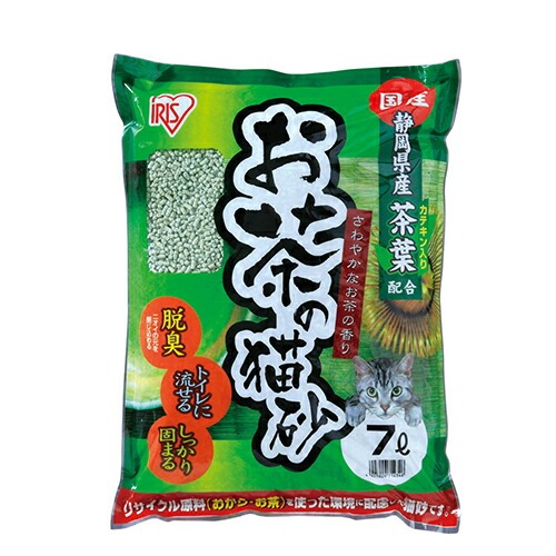 アイリスオーヤマ(IRIS OHYAMA) お茶の猫砂 7L OCN-70N