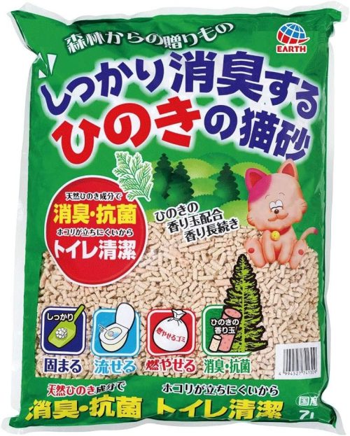 アース・ペット 森林からの贈りもの しっかり消臭するひのきの猫砂