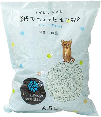 ペッツビレッジクロス 紙でつくったねこ砂 6.5L