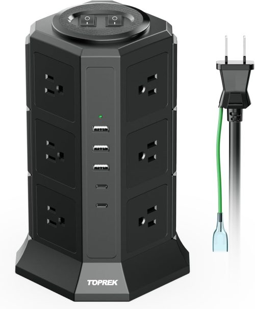 TOPREK タワー型電源タップ