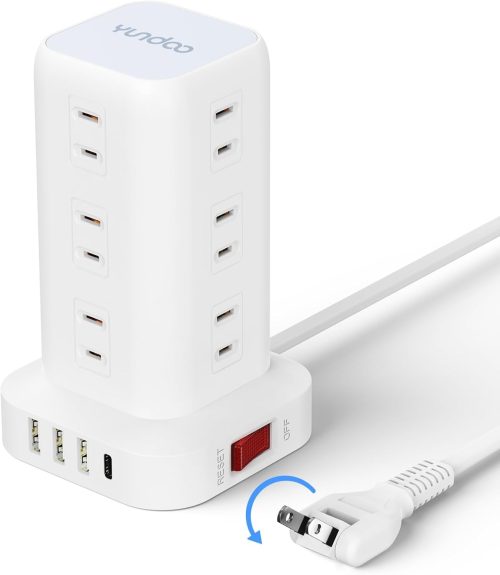 YUNDOO 電源タップ タワー型 ZYC06