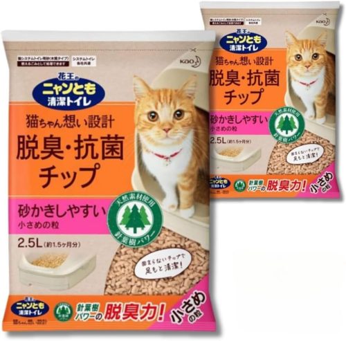 エステー ニャンとも清潔トイレ 脱臭・抗菌チップ 小さめの粒 2.5L