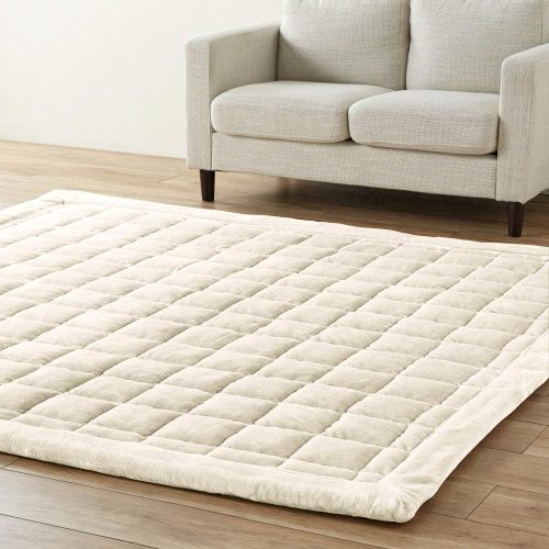 ベルメゾン(Belle Maison) うっとりするほどなめらかなふんわりわた入りキルトラグ メルトロ