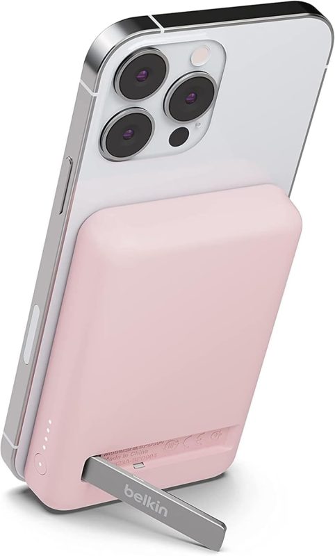 ベルキン(belkin) MagSafe対応 ワイヤレス モバイルバッテリー 5000mAh スタンド付き BPD004