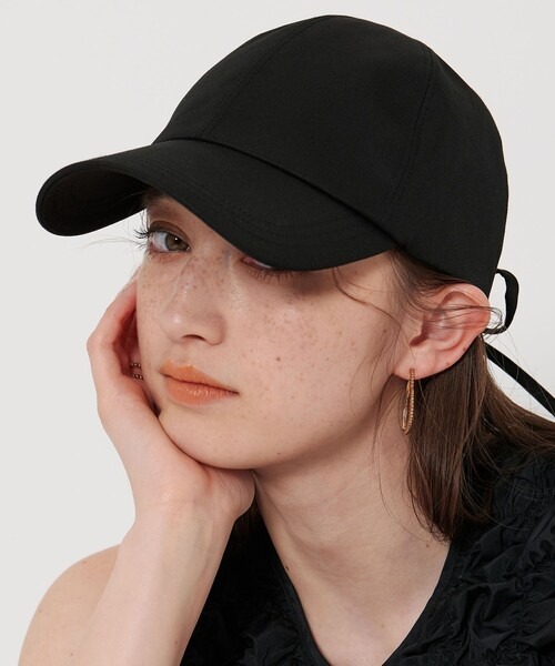 ユナイテッドアローズ(UNITED ARROWS) コットン バックリボン キャップ UV