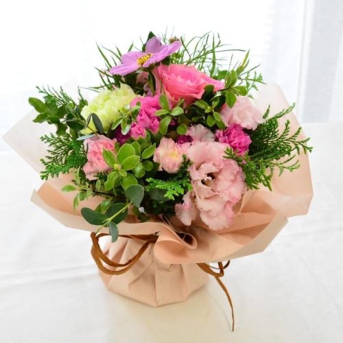 アルネ(ARNE) ラッピングのまま飾れる花束 ラウンドタイプ