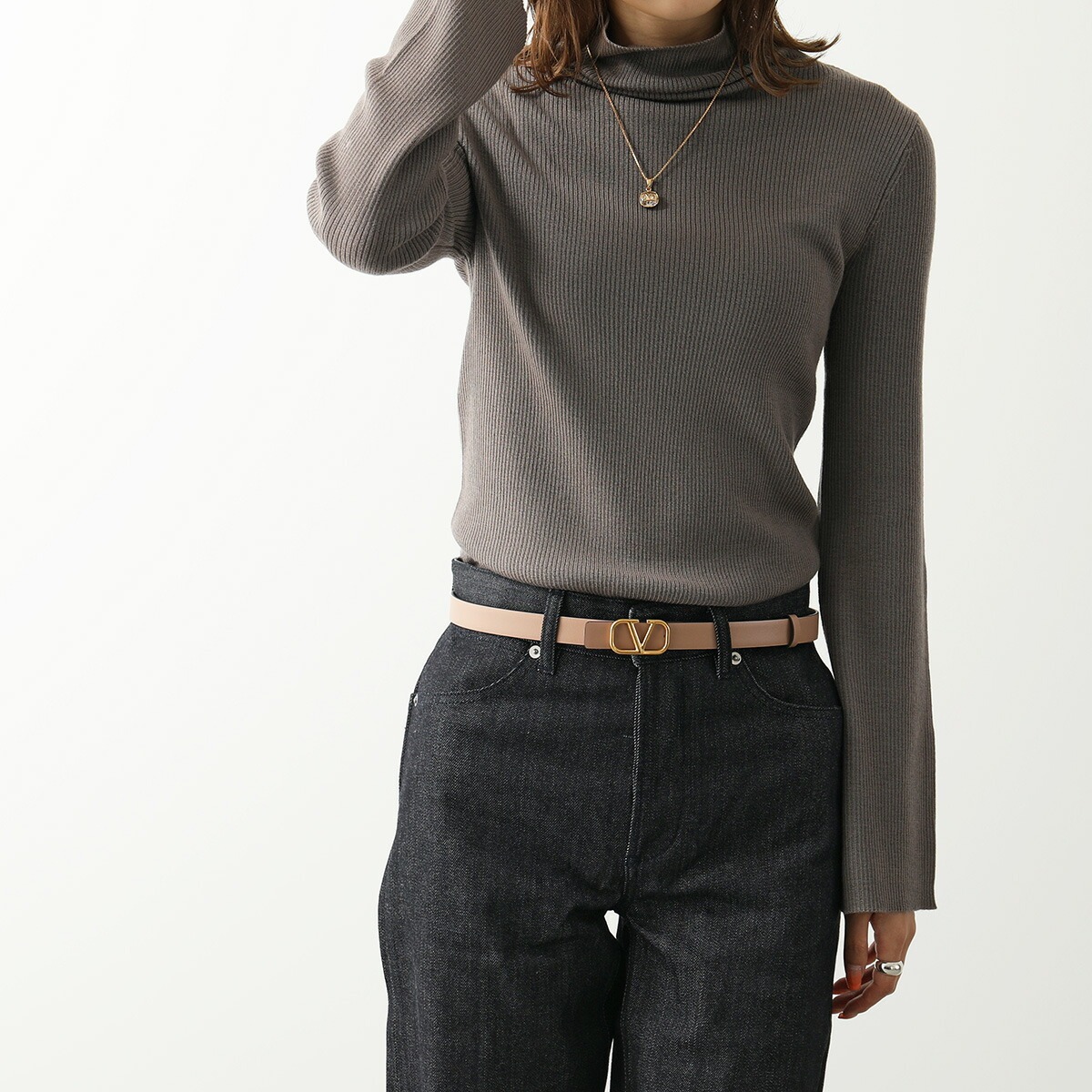 ロエベ LOEWE 幅広 太 ベルト レッド ロエベ LOEWE 幅広 太 ベルト レッド