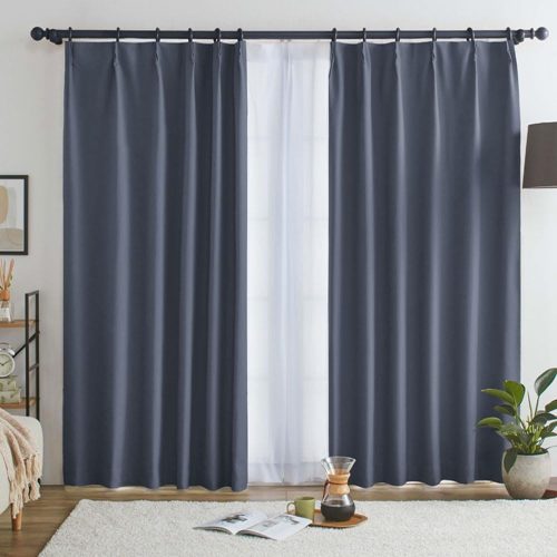 ベルーナ(BELLUNA) 100%遮光&防音&断熱保温UV見えにくいレース付カーテンセット