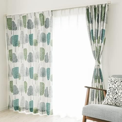 aiika ナチュラル ノルディック 遮光 遮熱 オーダーカーテン