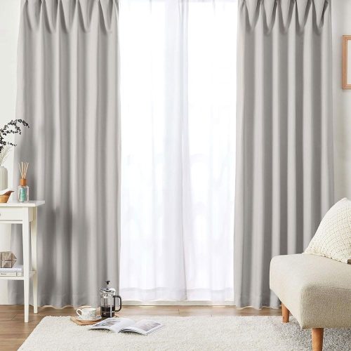 ベルーナ(BELLUNA) 1・2級遮光&断熱保温&UV見えにくいレース付カーテンセット