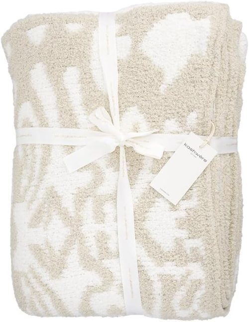 KASHWERE ダマスク ブランケット