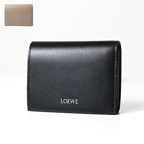 ロエベ(LOEWE) Logo Tri-Fold Zip Wallet