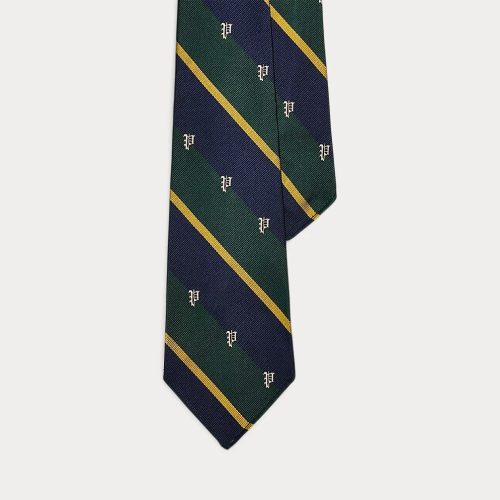 ポロラルフローレン(Polo Ralph Lauren) ヴィンテージインスパイアード ストライプド シルク レップ ネクタイ