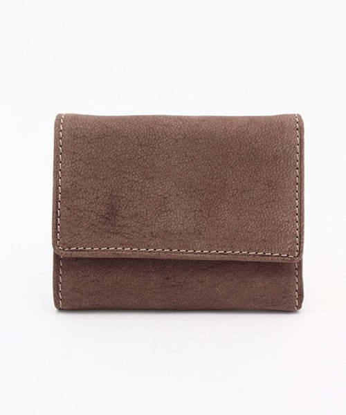 スノビスト(Snobbist) 駱駝革 三つ折り財布