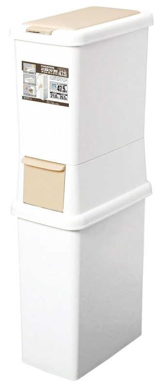 サンコープラスチック(SankoPlastic) ゴミ箱 二段分別ダストボックス 4672N