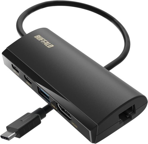 バッファロー(BUFFALO) Giga対応 Type-C USB 3.2（Gen1）用 ドッキングステーション LUD-U3-CGHD