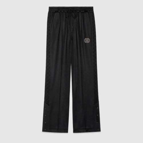 グッチ(GUCCI) テクニカルジャージー トラックパンツ