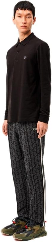 ラコステ(LACOSTE) サイドテーピングモノグラムジャカードトラックパンツ