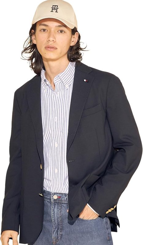 トミーヒルフィガー(TOMMY HILFIGER) THヘリテージネイビーアンコンブレザー