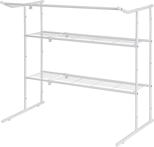 平安伸銅工業 伸縮押入れ収納棚 ハンガーパイプ付 OHW-40