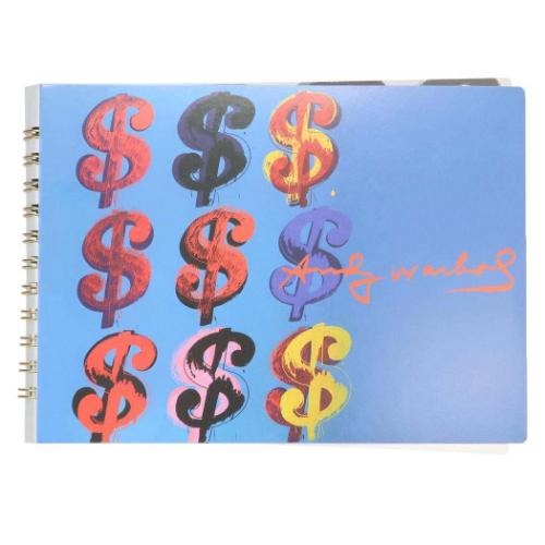 アートプリントジャパン アンディ・ウォーホル クロッキー帳 ミニ ドル・ブルー