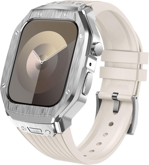 YOFITAR for Apple Watch バンドとケースと背面ケースの3in1一体型デザイン