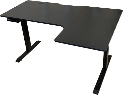 アローン(ALLONE) LED電動昇降式エレクトリックゲーミングデスクL字 140cm ALG-GMDELEDL140