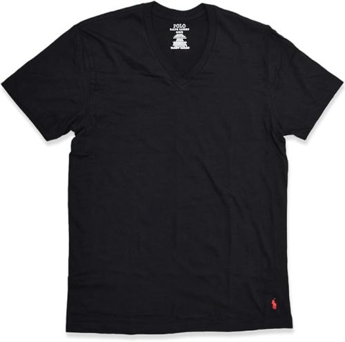 ポロラルフローレン(Polo Ralph Lauren) ワンポイントポニー 無地 Vネック 半袖 Tシャツ