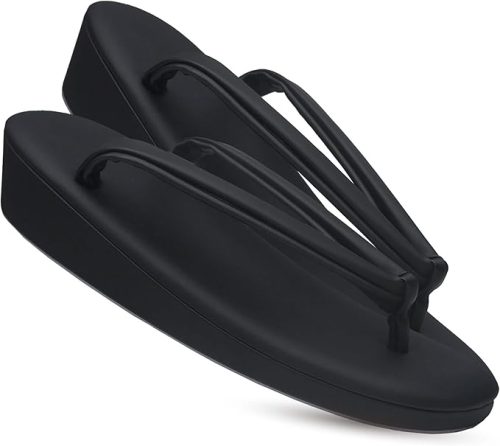 西織(NISHIORI) 草履 ブラックフォーマル 黒マット仕上げ