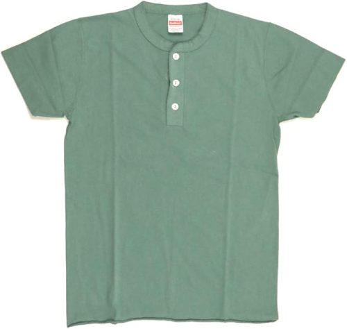 ヘルスニット(Healthknit) ヘンリーネック 半袖Tシャツ