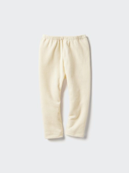 ユニクロ(UNIQLO) フリースレギンス コーデュロイ 10分丈