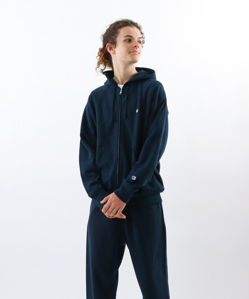 チャンピオン(Champion) リバースウィーブ ジップフーデットスウェットシャツ