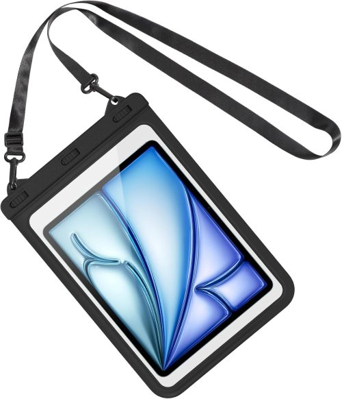 MoKo タブレット用防水ケース 首掛けバンド付き