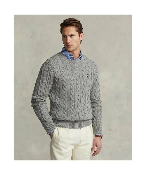 ポロラルフローレン(Polo Ralph Lauren) ケーブルニット コットン セーター