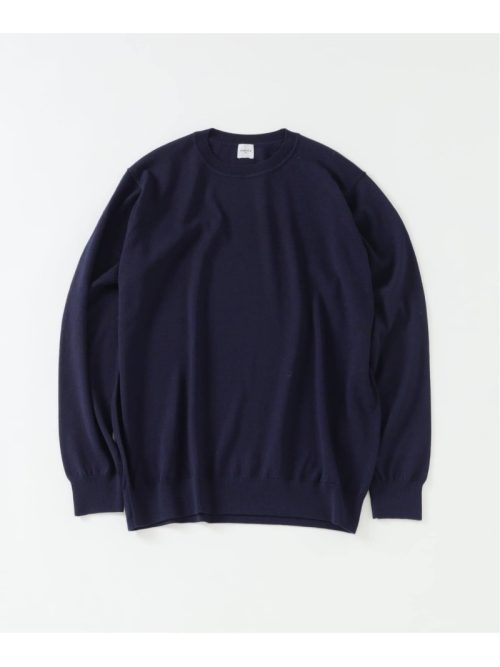 エディフィス(EDIFICE) 14ゲージ ウール クルーネックニット