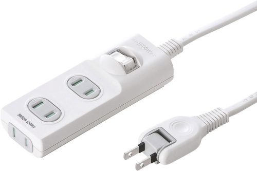 サンワサプライ(SANWA SUPPLY) 火災予防安全タップ 2P・3個口・1m TAP-TSH31SWN