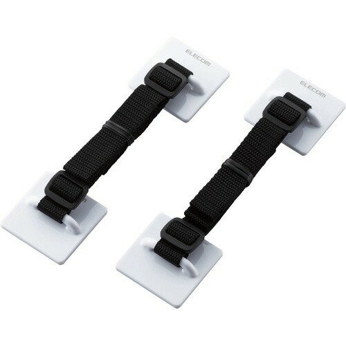 エレコム(ELECOM) 耐震ベルト 強力粘着シールタイプ TS-002N2