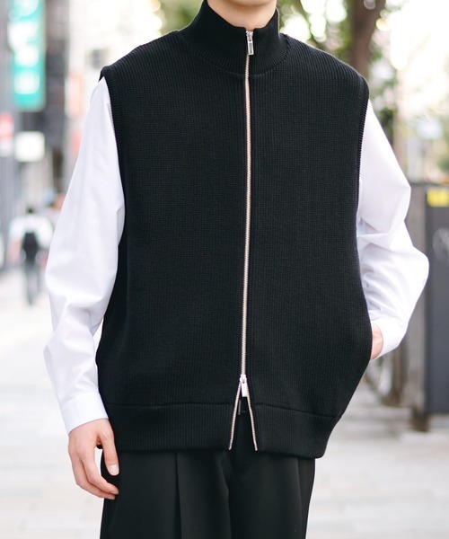 ステュディオス(STUDIOUS) SIGNATURE DRIVERS KNIT VEST