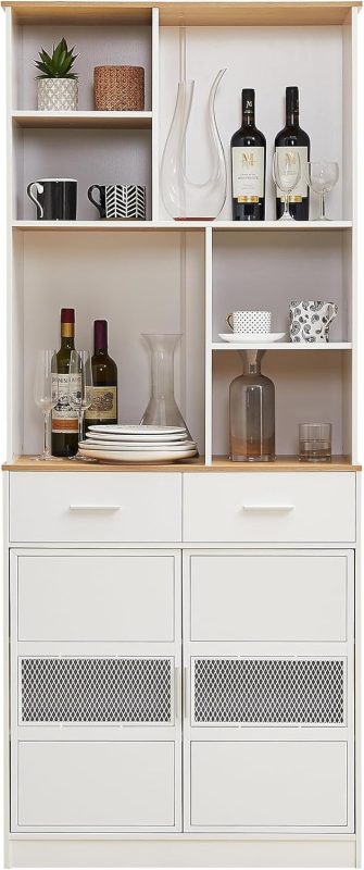 VECELO スリム食器棚