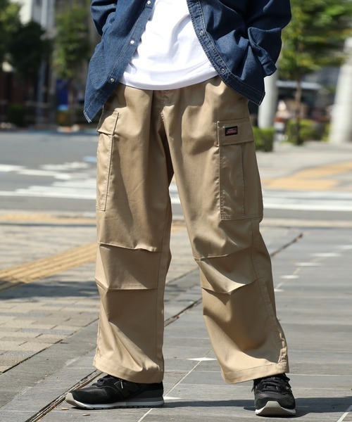 ディッキーズ(Dickies) ジェニュインディッキーズ ワイドカーゴパンツ