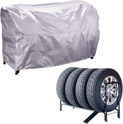 川口工器 スロープ付きタイヤラック