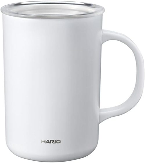 ハリオ(HARIO) セラミックコーティング 真空二重保温マグ 470ml CMG-470