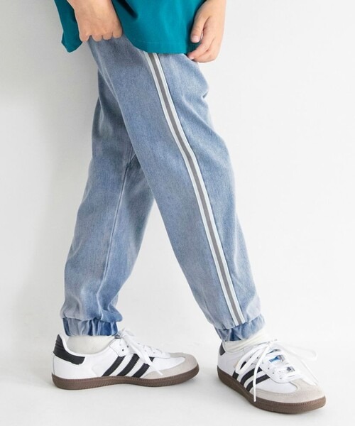 ブランシェス(BRANSHES) サイドライン入り ジョガーパンツ