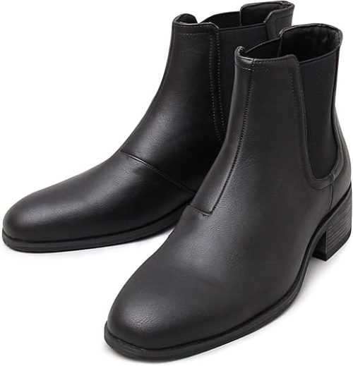 グラベラ(glabella) ヒールアップ サイドゴア ブーツ